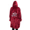 Snuggs Blanket Hoodie Dark Red مدفع رمضان